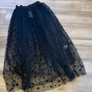 Hot & Delicious Stars Skirt (See Thru) MEDIUM